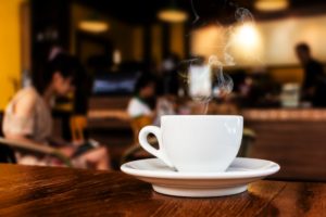 coffee in cafe
